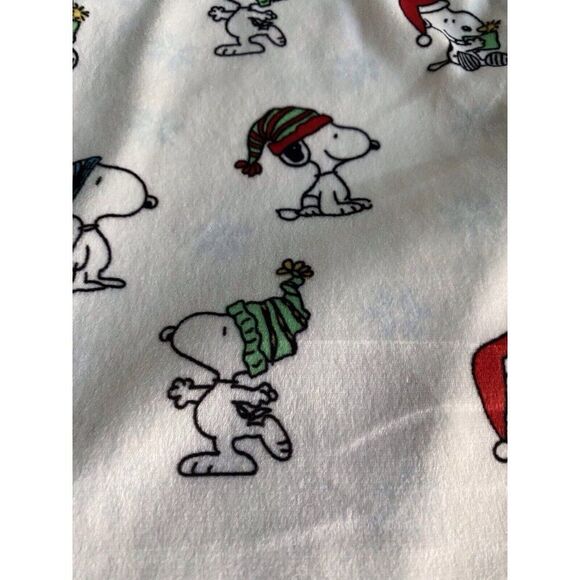Peanuts Christmas SNOOPY Winter FLEECE Lounge Pajama PJ Pants Women’s Sz XL NEW - Picture 3 of 9